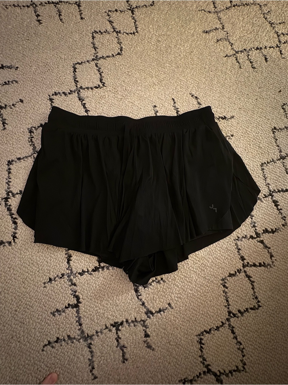 Black Women's Athletic Skort/butterfly Shorts